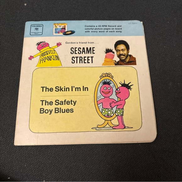 The Skin I'm In/ Columbia CC75011 Sesame Street Book & 45 RPM 1970 - Picture 1 of 2